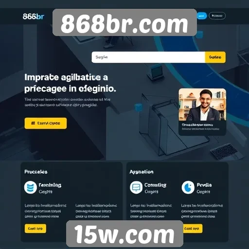 Navegabilidade e design do site 868br em foco